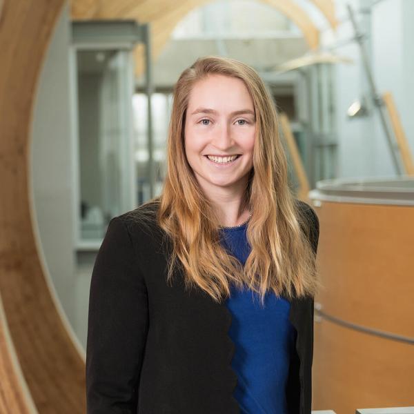 UBC researcher Anna Blakney poses for a photo.