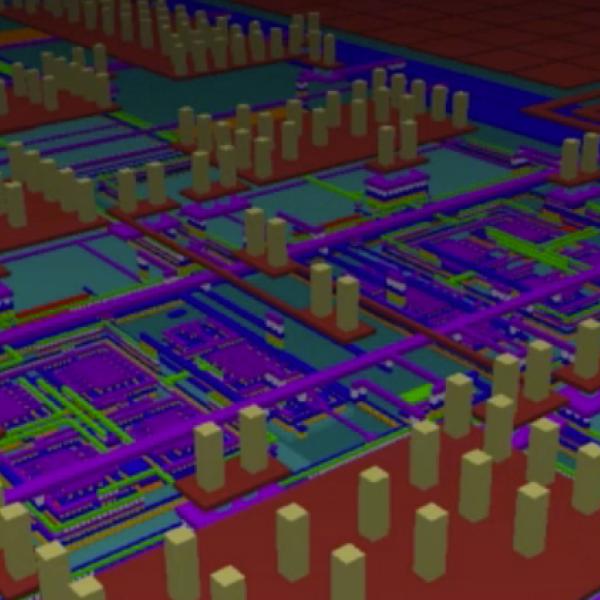 Graphic representation of radio transceiver hardware