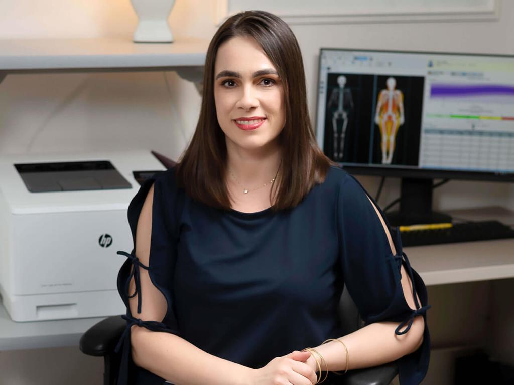 University of Alberta researcher Carla Prado poses for a photo.