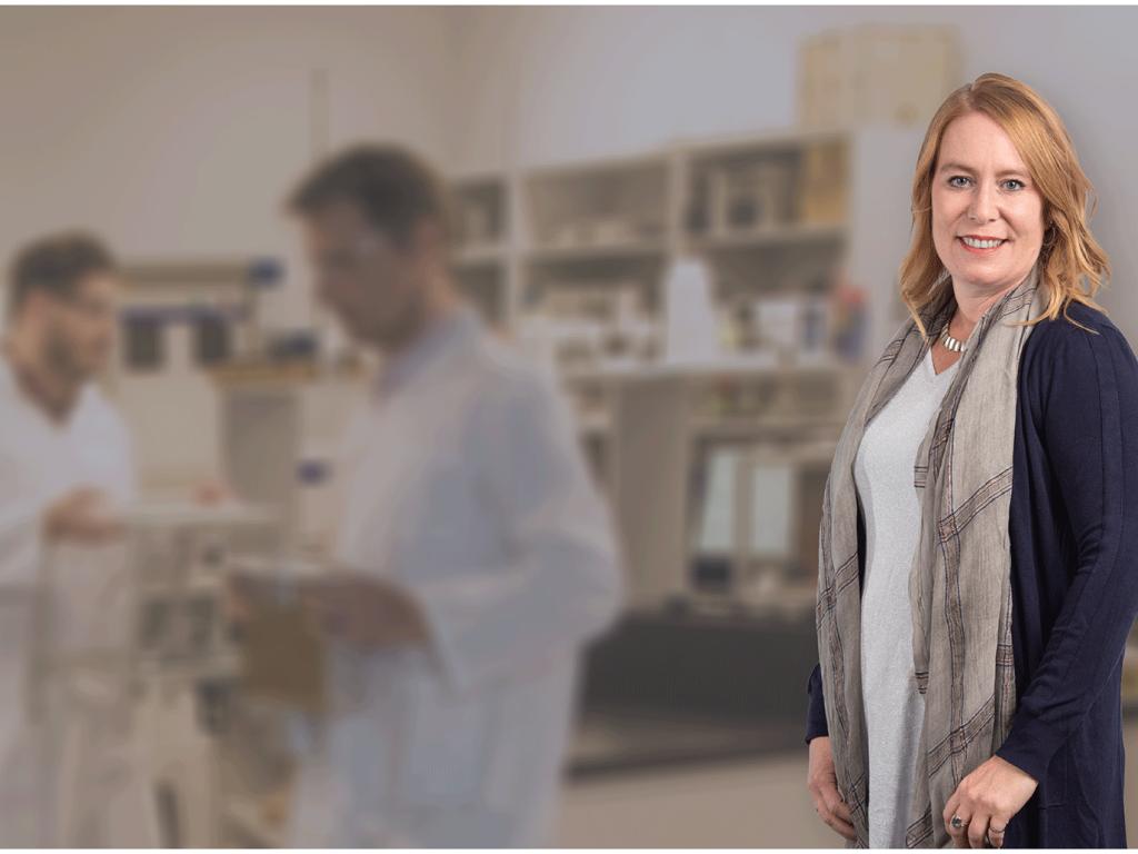 A researcher posing for a photo.