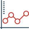 Statistics chart icon